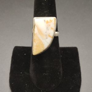 Semi Precious Stone Silver ring 💍